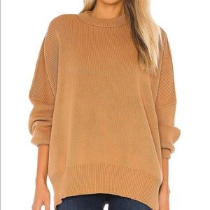 NWT Free People Easy Street Tunic color Camel size S